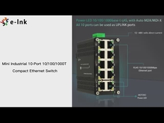 小型産業10港10/100/1000Tのコンパクトのイーサネット スイッチ