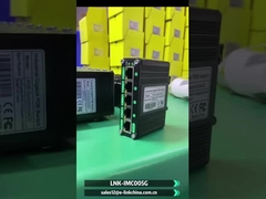 5ポート 10/100/1000BASE-T RJ45 (オートMDI/MDIX) を備えた、5ポート ミニ産業用ギガビットイーサネットスイッチ