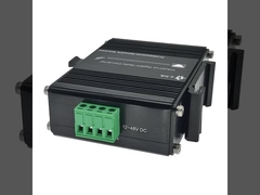 ミニ工業用1000BASE-X - 10/100/1000BASE-T 90W PoE++ メディアコンバータ DINレール & 壁面取り付け対応