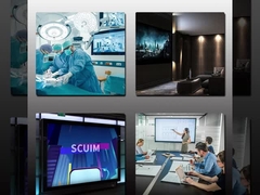 ミニ 4K HDMI ファイバー エクステンダー RS232& 外部オーディオ