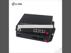 4Ch POTS（FXO/FXS）光ファイバー多重化電話