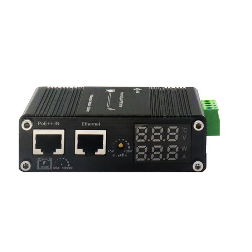 Latest company news about E-link LNK-INS901-LED 工業用 802.3bt PoE++ スプリッター：非PoEエッジデバイスに確実な電力供給