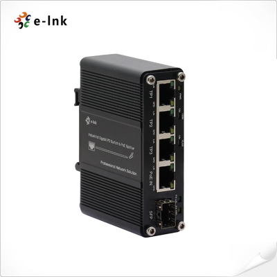 ミニ産業用イーサネットスイッチ 3 ポート 10/100/1000T - 1 ポート 100/1000X SFP PD、PoEスプリッター機能付き