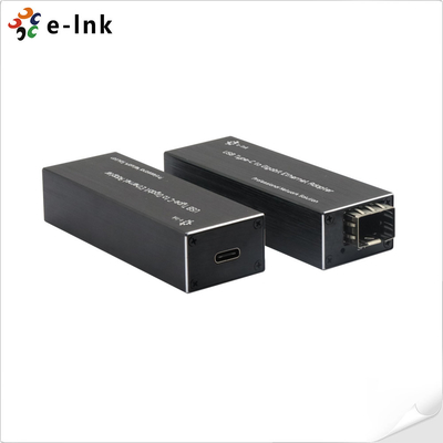 マイクロ ミニ USB-C - SFP ギガビット イーサネット アダプター