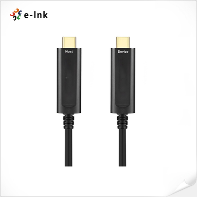 USB3.1 C型からC型光ファイバーケーブル