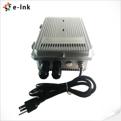 95W 屋外産業用 IP67 防水 802.3bt PoE+ インジェクター