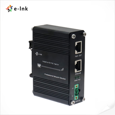 12~48V DC電源入力 インダストリアル 5G PoE+ インジェクター