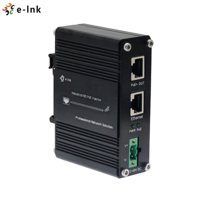 12~48V DC電源入力 産業用10G PoE+インジェクター