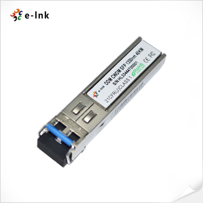 3G-SDI CWDM 1270~1610nm 40km デジタルビデオ SFP オプティカルトランシーバー (MSA)