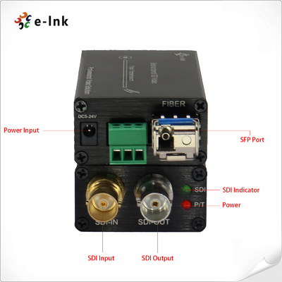 ミニ双方向HD/3G-SDIからファイバー変換器