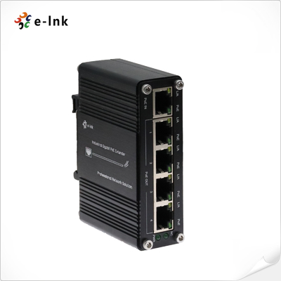 産業用 1 ポート 802.3at PoE+ から 4 ポート 802.3af/at Gigabit PoE エクステンダー
