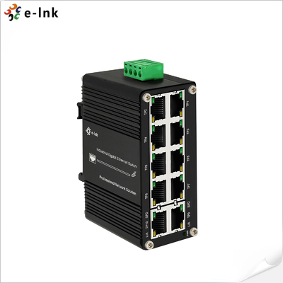 ミニ産業用10ポート10/100/1000T RJ45コンパクトイーサネットスイッチ 12～48VDC