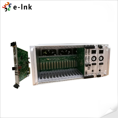 5U ラックマウント 4K DVI KVM 光ファイバー拡張子