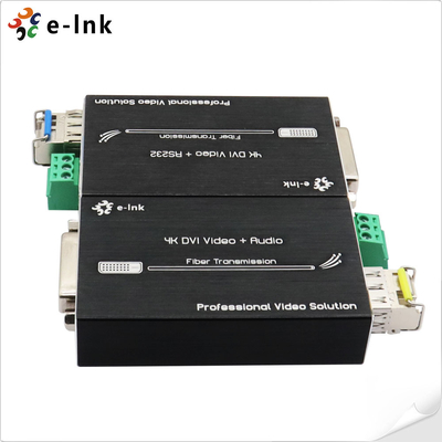 ミニ 4K DVI 光ファイバー拡張子 RS232