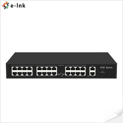 24*10/100M PoE + 2*10/100/1000M アップリンク RJ45 + 1*1000M アップリンク SFP イーサネット スイッチ