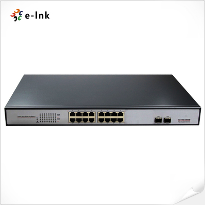 16G + 2SFP PoE+の管理されていないPoEスイッチ