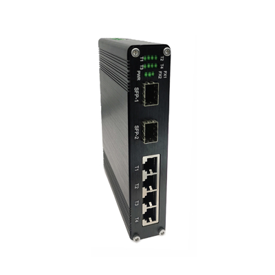 産業用4ポート10/100/1000Base-T + 2ポート1000BASE-Xイーサネットスイッチ
