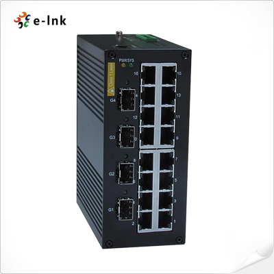 管理された工業イーサネットスイッチ: 16 x 10/100BASETX + 4 x 1000BaseX SFP