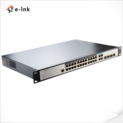 L2+ 48ポート 10/100/1000T + 4ポート 100/1000X SFP マネージド イーサネット スイッチ