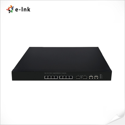 L2 マネージド 8 ポート 1G/10G ベース-T + 2 ポート 10G SFP+ ギガビット イーサネット スイッチ