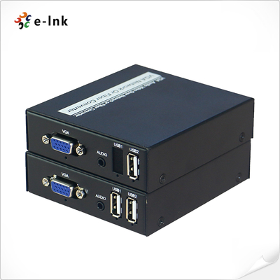 CAT5/6 UTPのエクステンダー上のUSB VGA KVM