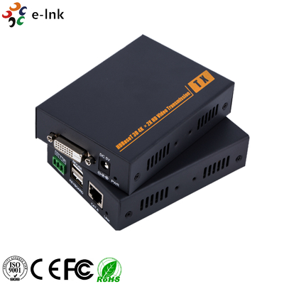 HD-BaseT DVI KVM エクステンダー 100m以上 シングル Cat6/7ケーブル