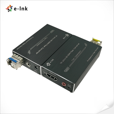 Micro Mini 4K HDMI Fiber Extender with External Audio