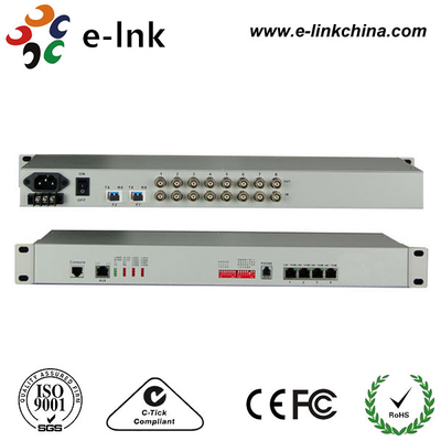 8E1 + 4GE 1+1 ファイバー PDH マルチプレクサー