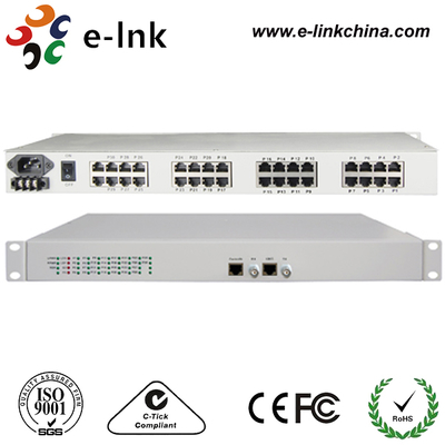 30回線音声 (FXS/FXO) E1コンバーター/多重化装置