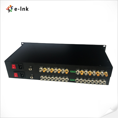 4チャネル両方向3G-SDIファイバーコンバーター