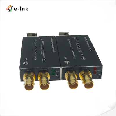 ミニ 12G-SDI ファイバー変換器 Tally と RS485