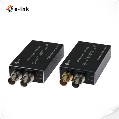 ミニタイプ HD-SDI ファイバー変換器 Tally & Reverse RS485