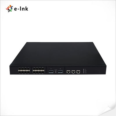 L3マネージド 16ポート 10G SFP + 2ポート 40G QSFP+ 光ファイバースイッチ