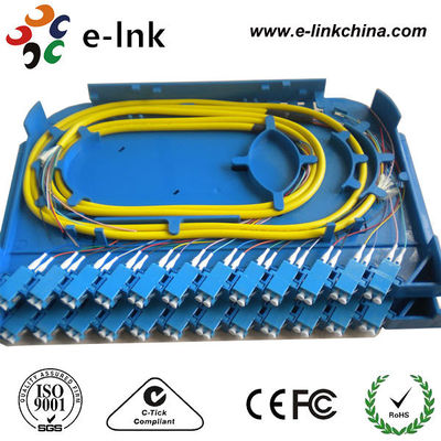 1メートル多彩の12繊維のバンドルされたファンアウトOM3 LCピグテール