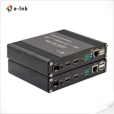 HDMI Fiber Extender 4K 60Hz KVM RS232 TCP IP HDCP 2.2